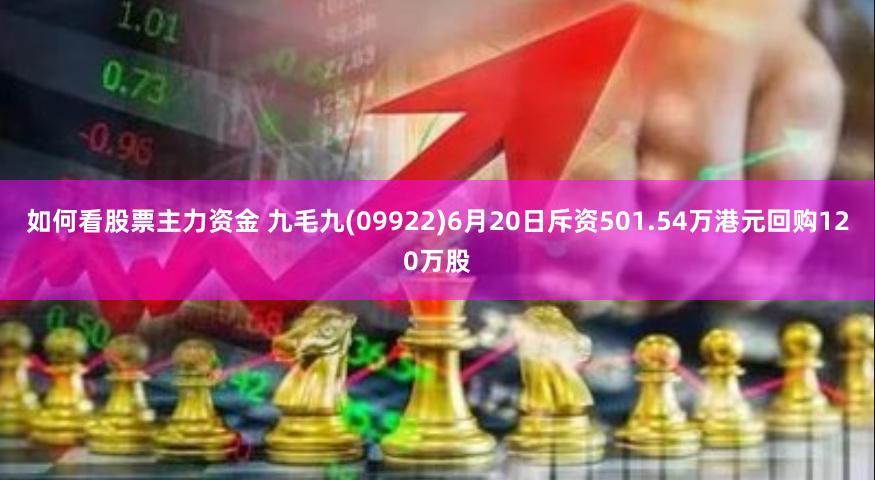 如何看股票主力资金 九毛九(09922)6月20日斥资501.54万港元回购120万股